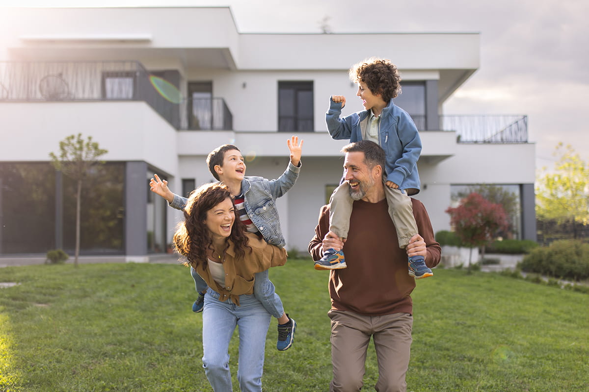 Parents with kids