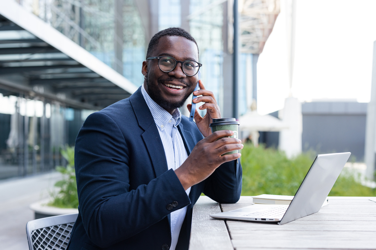 man on laptop