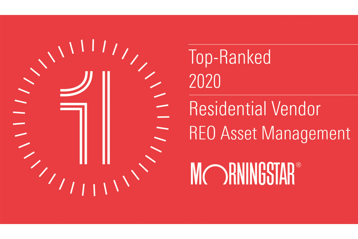 Morningstar Top Ranked Residential Vendor for REO Asset Management