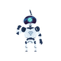 Cartoon robot named Obi